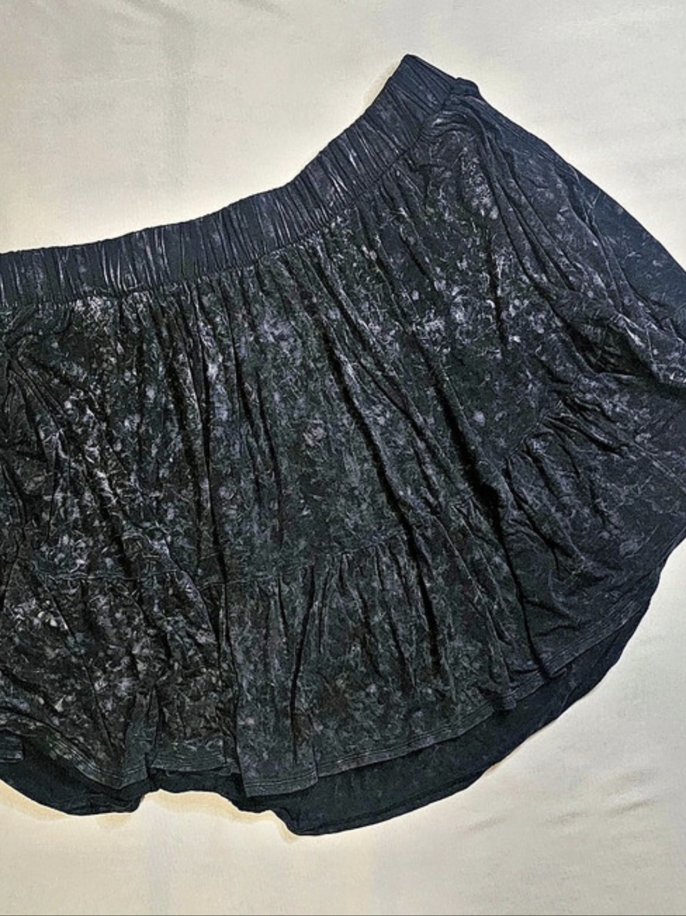 Torrid Super Soft Knits Mineral Wash Skirt Mini Skirt Black Size 2